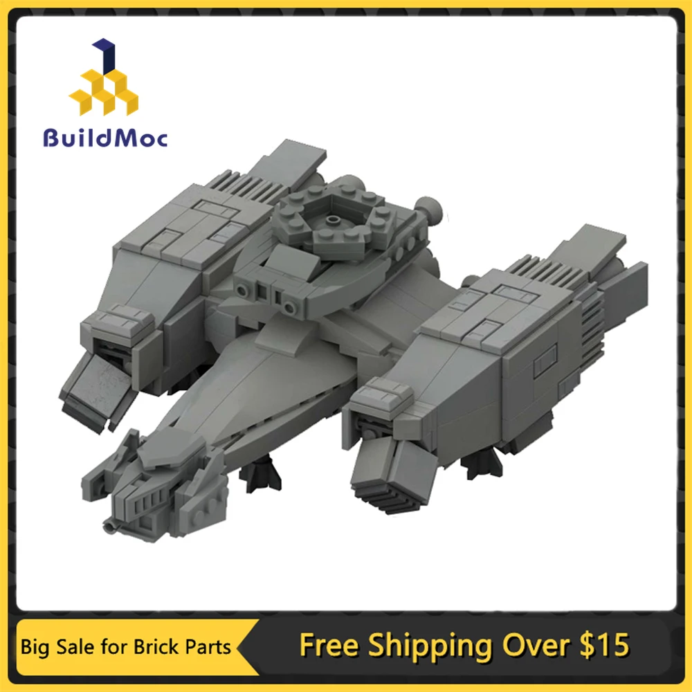 

MOC Spaceship USCSS Nostromo Building Block Kit High-Tech Battle Wars Ship Craft Boat Model Bricks Model Toys for Kid Xmas Gift