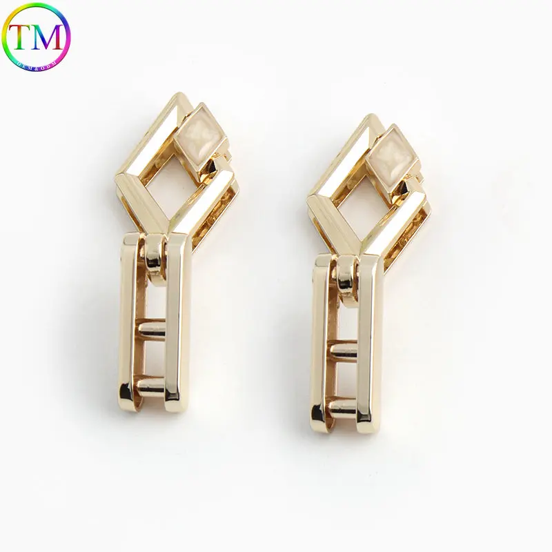 Metal Side Clip Buckle Clamps Buckle Shackle D ring Belt Handle Shoulder Buckle For Diy Bag Purse Strap Hardware Accessories