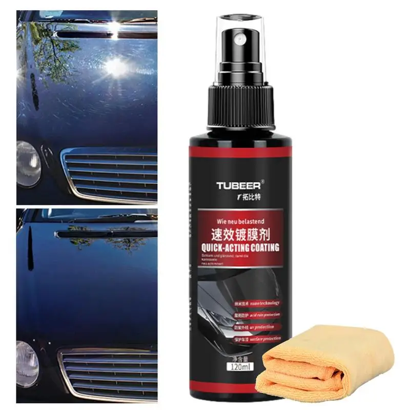 

Car Coating Kit 120ml Auto Coating Car Repair Nano Spray Anti Fouling Car Coating Ceramic Nano Spray Car Shield Coating Spray