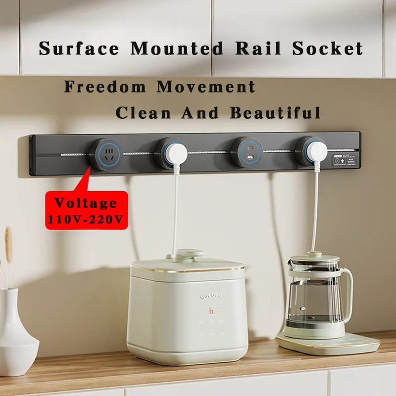 Настенная розетка для поверхностного монтажа регулируемая электрическая