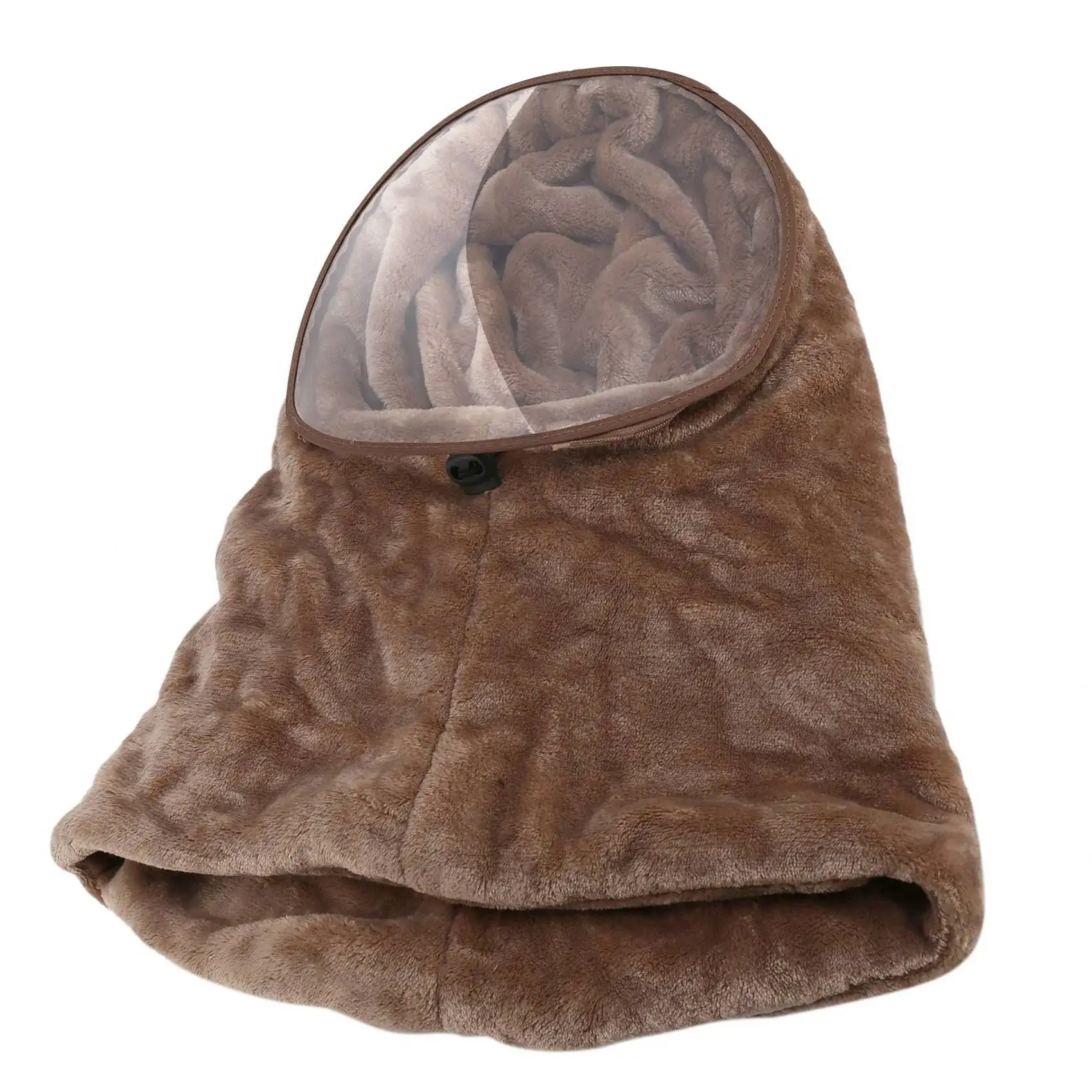 Флисовая Лыжная маска для холодной погоды зимняя ветрозащитная шапка с