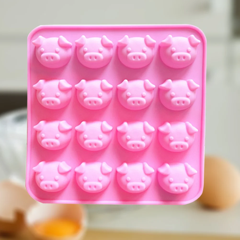 

Molds Siliconecandy Animal Cake Fondant Tray Cookie Mould Soap Piglet Chocolate Baking Mold Ice Gummies Jelly Piggy 3D Pan