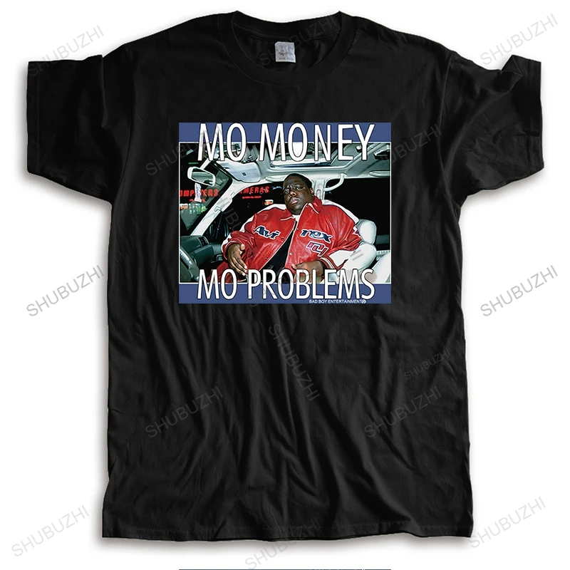 

Mens luxury crew neck t-shirt brand black teeshirt Mo Money Problems High Quality Cotton tee-shirt male tees top oversized