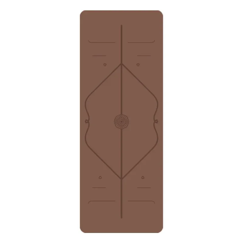 Коврик для фитнеса Натуральный резиновый коврик йоги из искусственной кожи