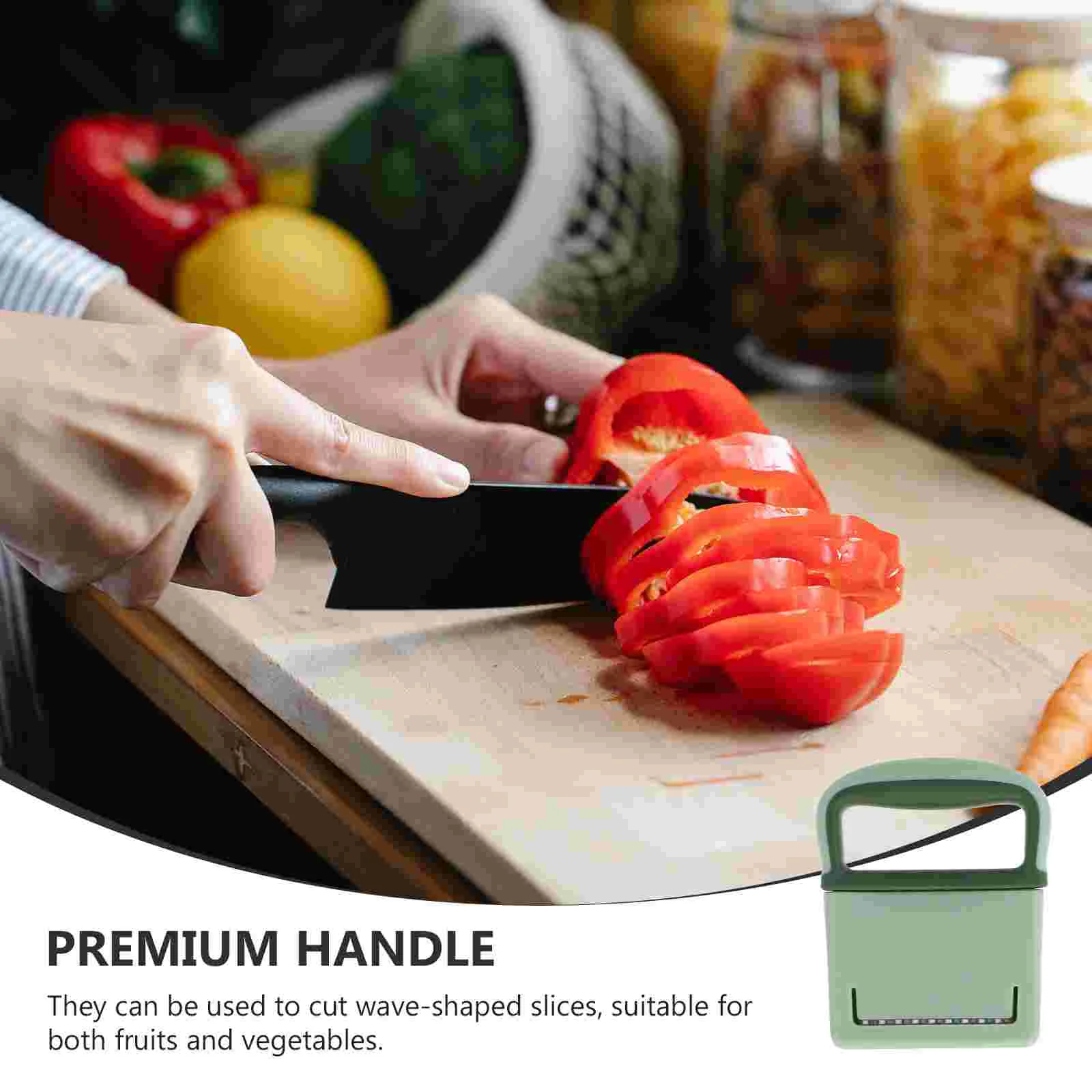 Кухонный инструмент для резки картофеля волнистый нож |