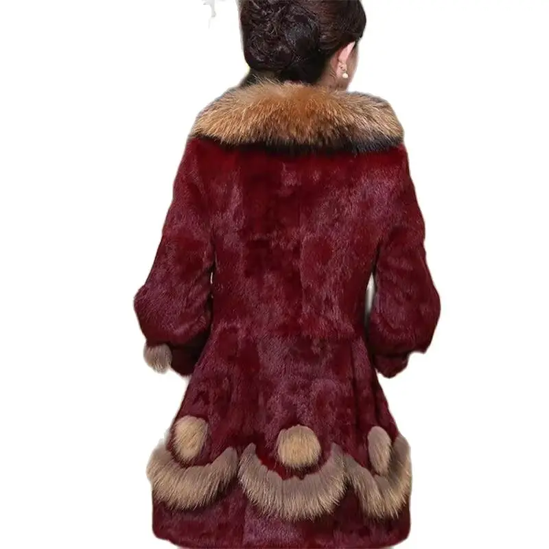 100% натуральный мех холодная зимняя куртка с полным мехом женская из натурального