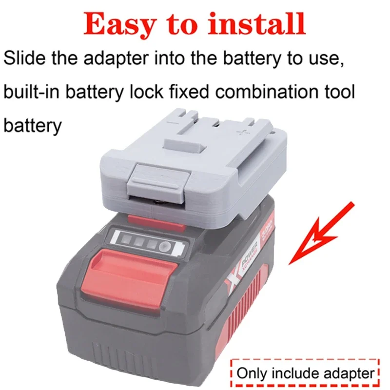 Адаптер/преобразователь аккумулятора для литий-ионных инструментов Bosch 18 В на