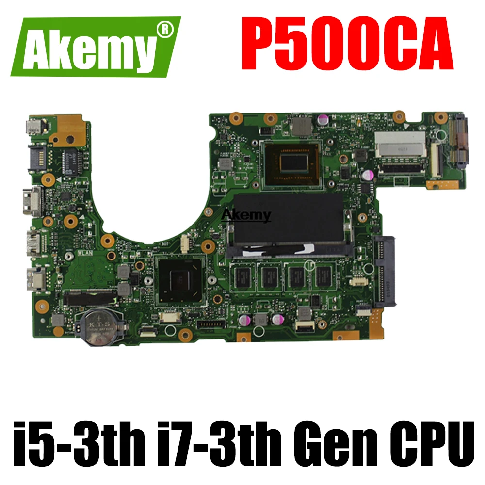 

Original For ASUS P500CA Laptop motherboard mainboard P500CA i5-3th Gen i7-3th Gen CPU Notebook Mainboard