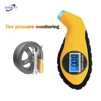 1pcs car tire pressure gauge meter electronic digital lcd tire manometer barometer tester tool motorcycle security alarm monitor