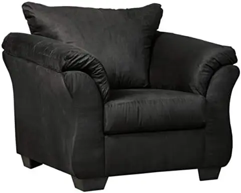 

Casual Plush Chair, Black