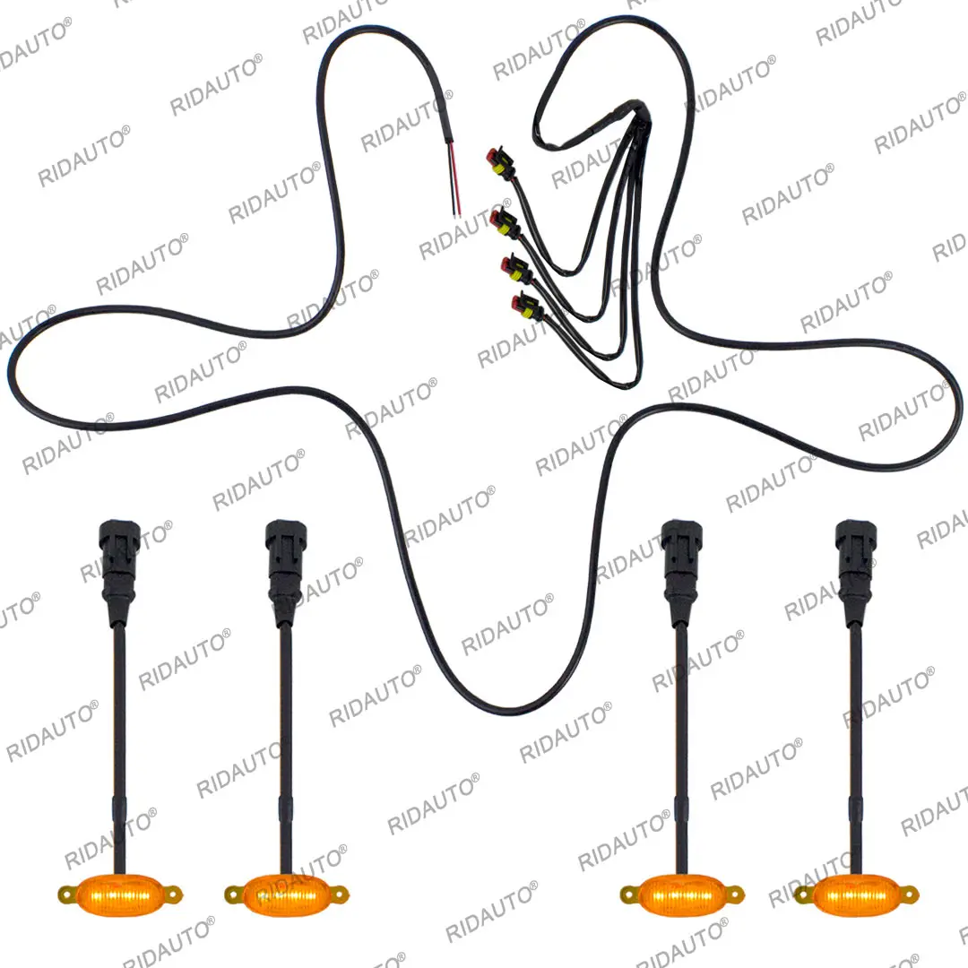 Передняя решетка боковой габаритный фонарь автомобильные сборки комплект