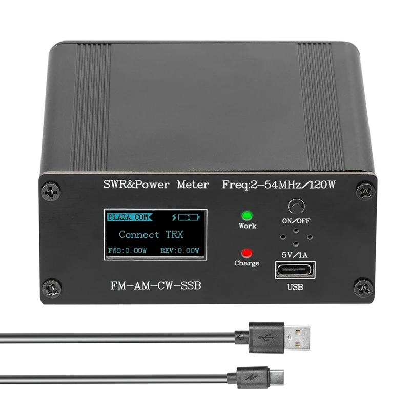 

120W OLED Digital Display Power Standing-Wave Meter HF Short Waves Power Meter Standing Waves Meter SWR Meter