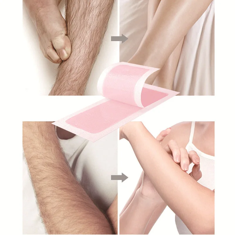 

2 tablets Full Body Waxing Depilatory Wax Paper Removing Legs Arms and Armpits Gentle Hair Removal Double-sided Depilatory Paper