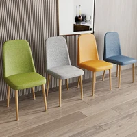 Restaurant Living Room Dining Chairs Adults Balcony Luxury Backrest Patio Lounge Chair Kitchen Sillas De Comedor Home Supplies