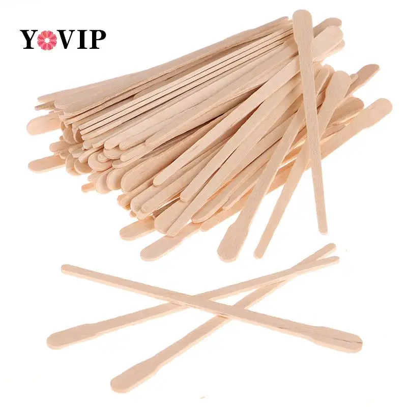 

100 шт., одноразовые деревянные бриллианты из бамбука