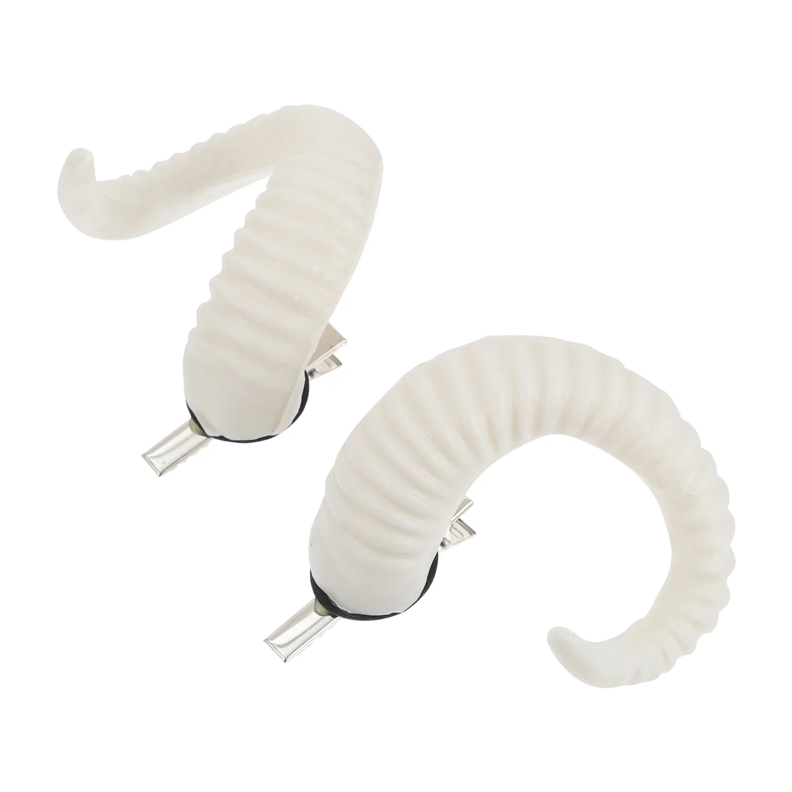 

3x A Pair of Sheep Horns Hairclip Artificial Sheep Cos Horns Hairpin Party Headband for Cosplay Party Kids Banquet