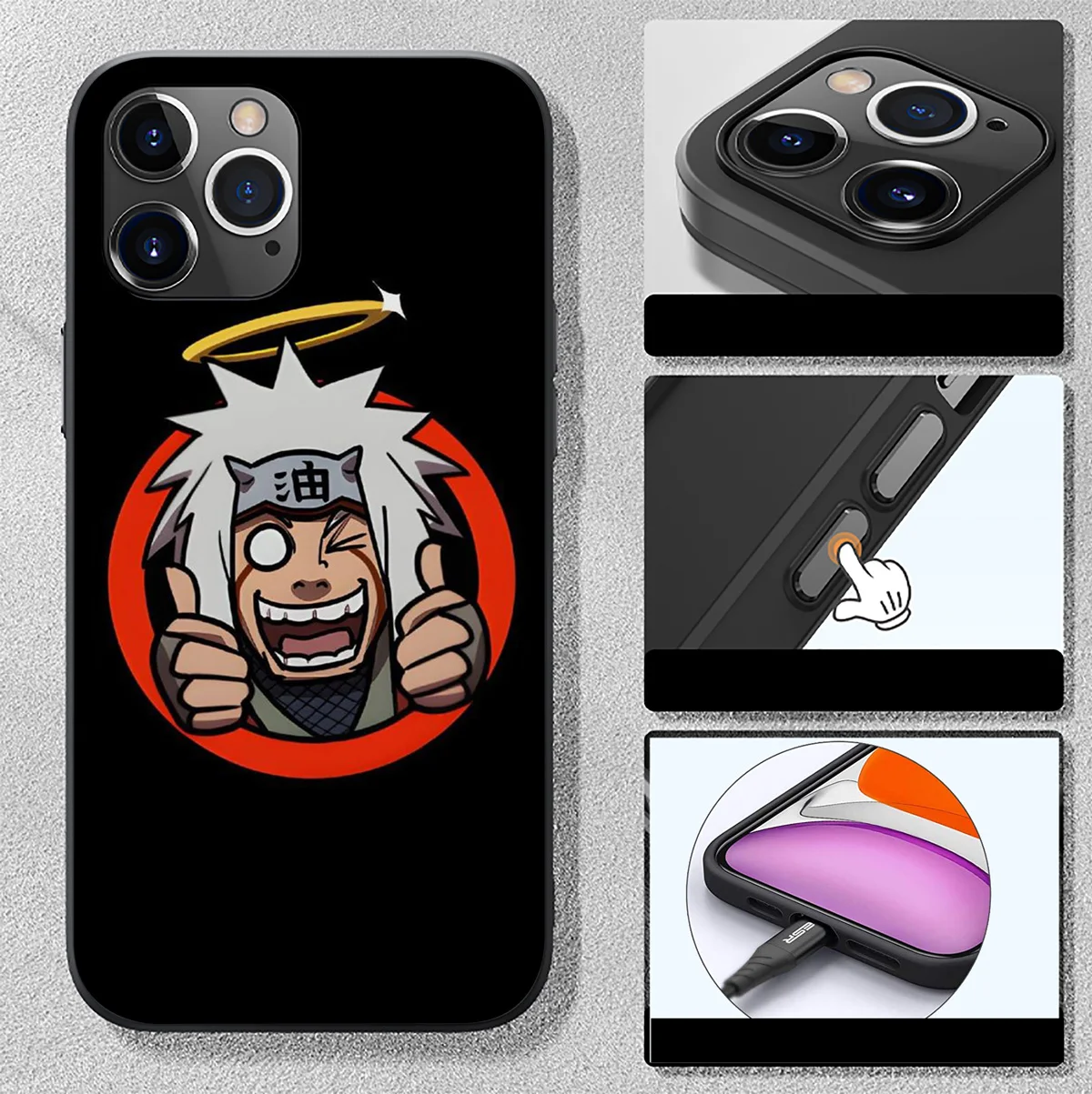 SA93 Jiraiya Soft Case for Xiaomi Redmi 13 12C 12 10C 10 9C S2 9T 10A 9A 9 8A 8 7A 7 6A 6 Pro NFC