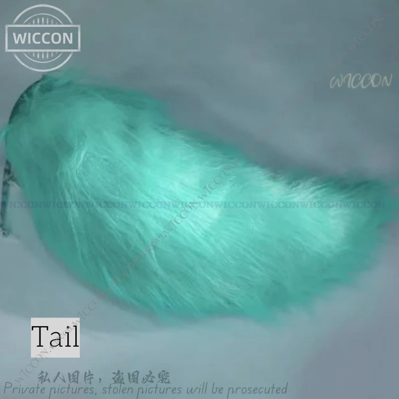 Huohuo Аниме игра Honkai: Star Rail Косплей Хэллоуин костюм парик хвост маленький зомби