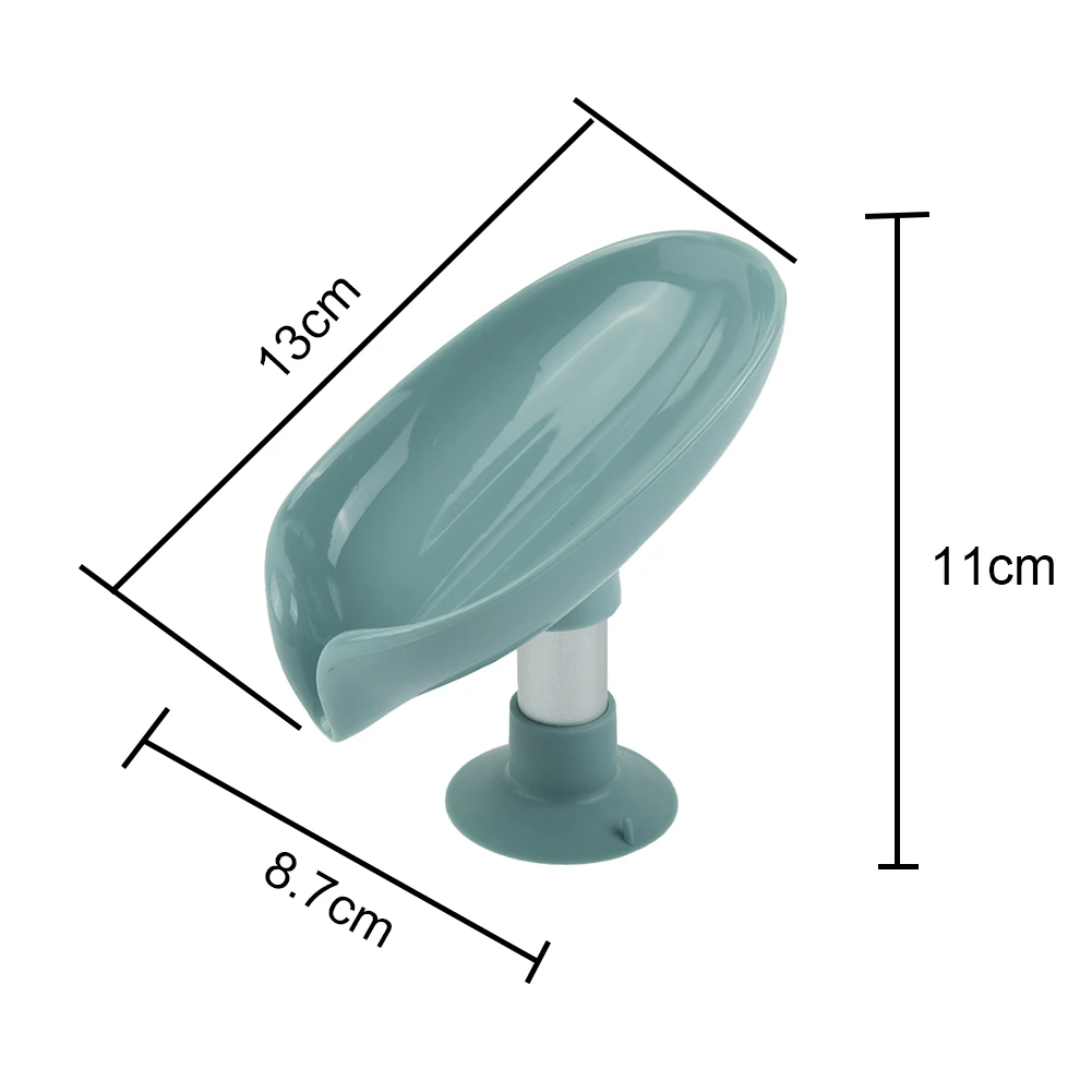 

Soap Box Dish Shower Removable Soap Mint Green Soap Box Strong Adhesion Triangular Diverter Design Widespread ABS