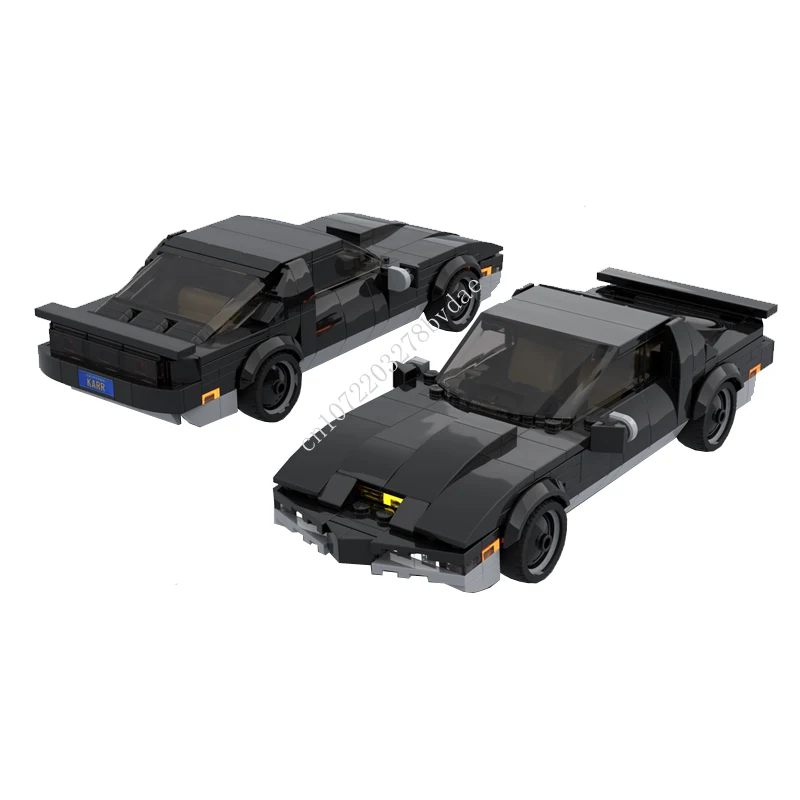 

346PCS MOC Speed Champions Knight Rider K.A.R.R Car Model Building Blocks Technology Bricks DIY Creative Assembly Kids Toys Gift