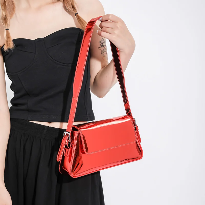 

2023 брендовая роскошная женская сумка для подмышек с лазерным рисунком, модные кожаные женские сумки через плечо, трендовые женские дизайнерские кошельки и сумочки