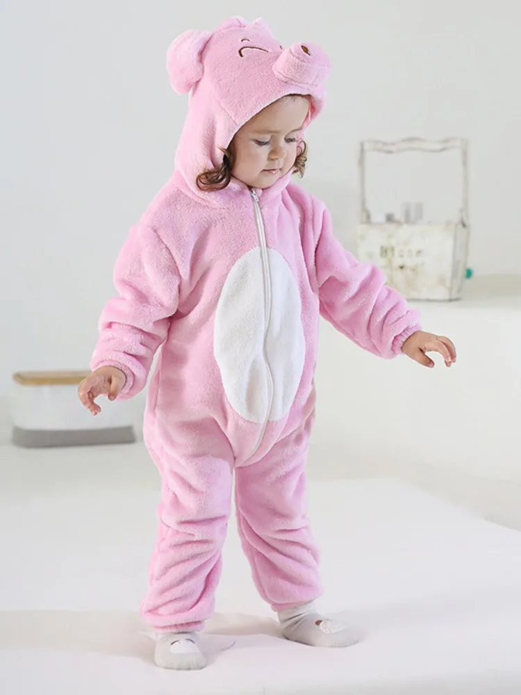 Фланелевой Комбинезон Для Новорожденных С Рисунками Аниме Пикачу И Динозавра