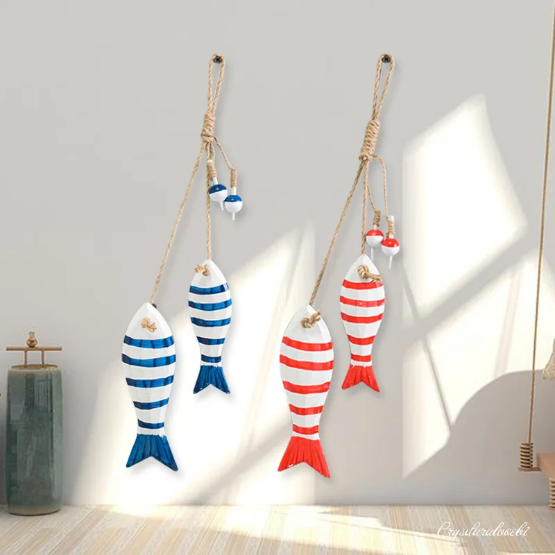 

2PCS Ocean Series Creative Gifts Ocean Wind Crafts Small Fish Hanging Ornaments Home Jewelry Pendant - Sailing Rudder