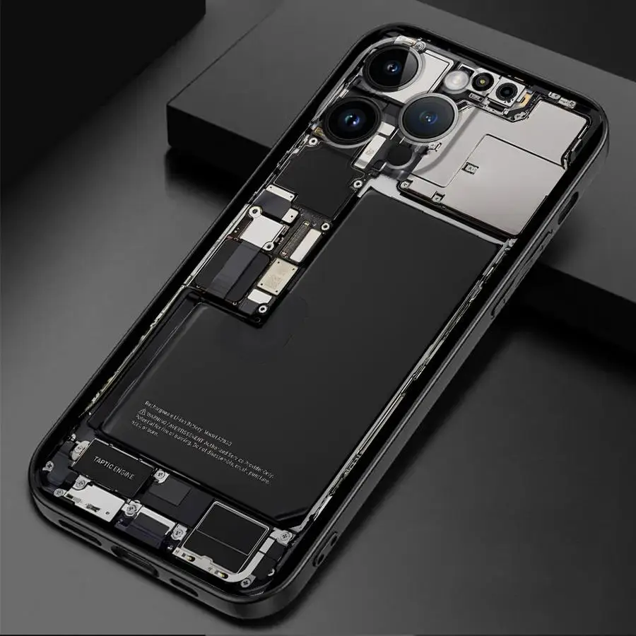 Чехол для телефона с рисунком печатной платы Goolge Pixel 6 Pro 6a 7 7a 8 8a Мягкий защитный