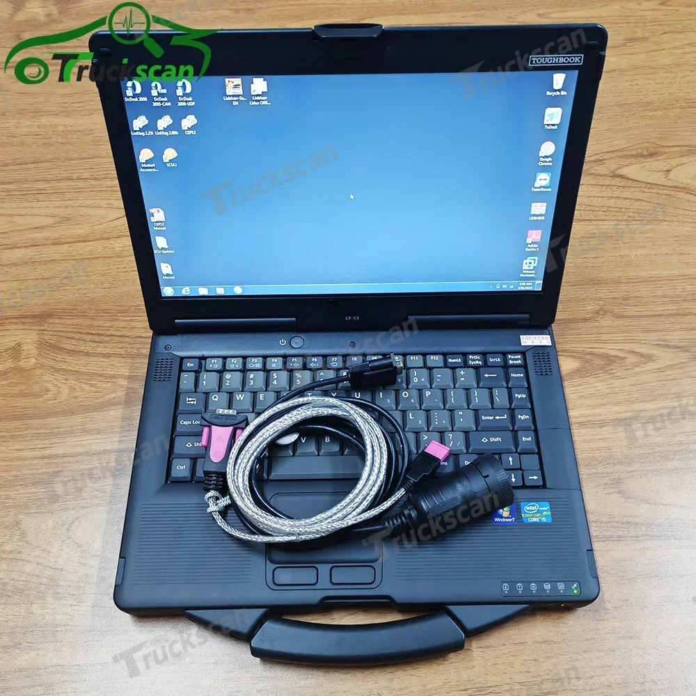 Инструмент диагностики грузовиков для ноутбука Sculi LIEBHERR DIAGNOSTIC KIT LD+cf53