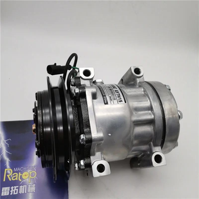 

SK200-6E SK210-6E SK290-6E SK330-6E Excavator Air Compressor LC91V00002F2 AC Compressor LC91V00002F2