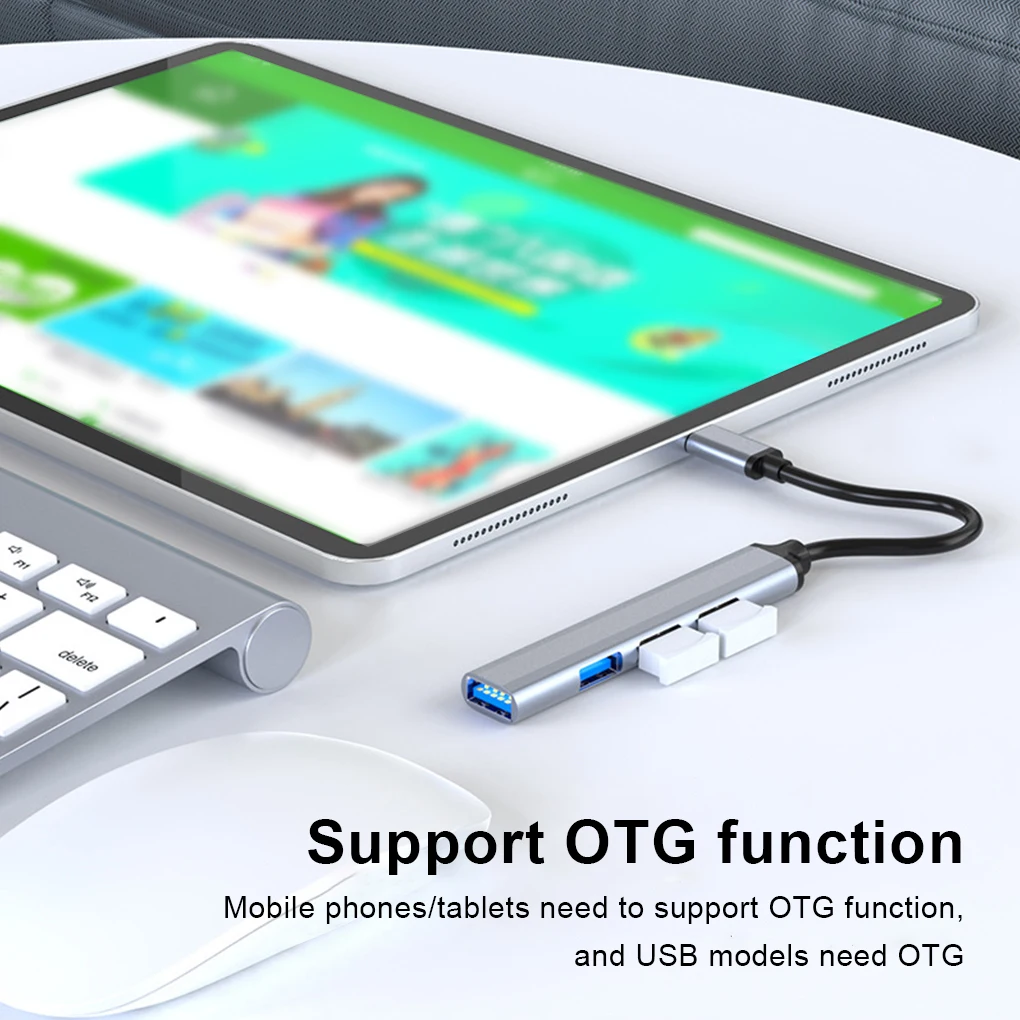 USB-разветвитель с 4 портами USB Type-C 3 1 и светодиодной светодиодный светкой - купить