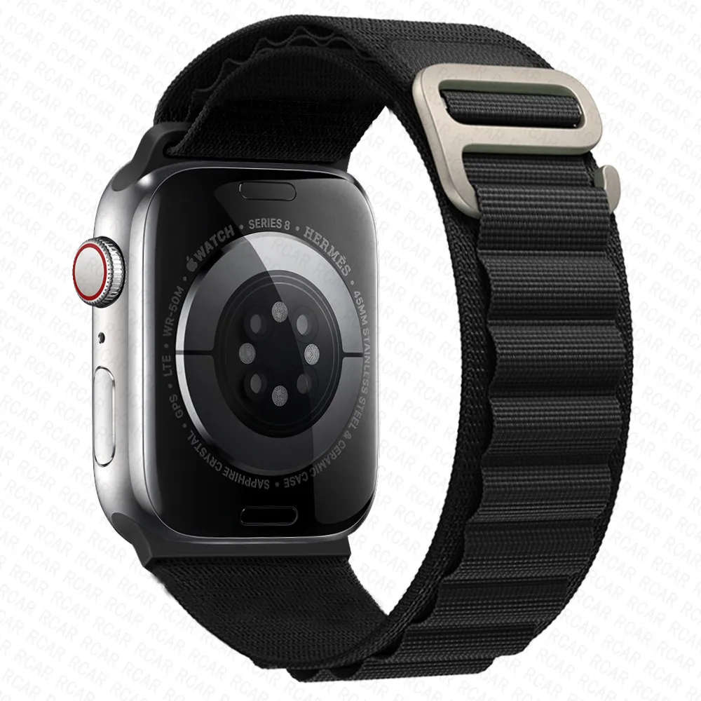 Фото Ремешок Alpine для Apple watch band 49 мм 44 мм 40 мм 45 мм 41 мм 42 мм 38 мм 49 40 44 45 мм, браслет для iWatch Ultra series 7 6 3 se 8 №5