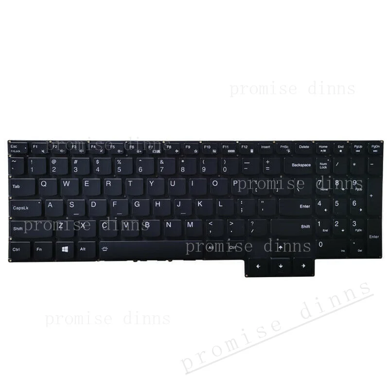 Фото Клавиатура с подсветкой M US для Lenovo Legion 5 pro 16ITH6 16ACH6H 16IAH7H 15ACH6 17ACH6 №4