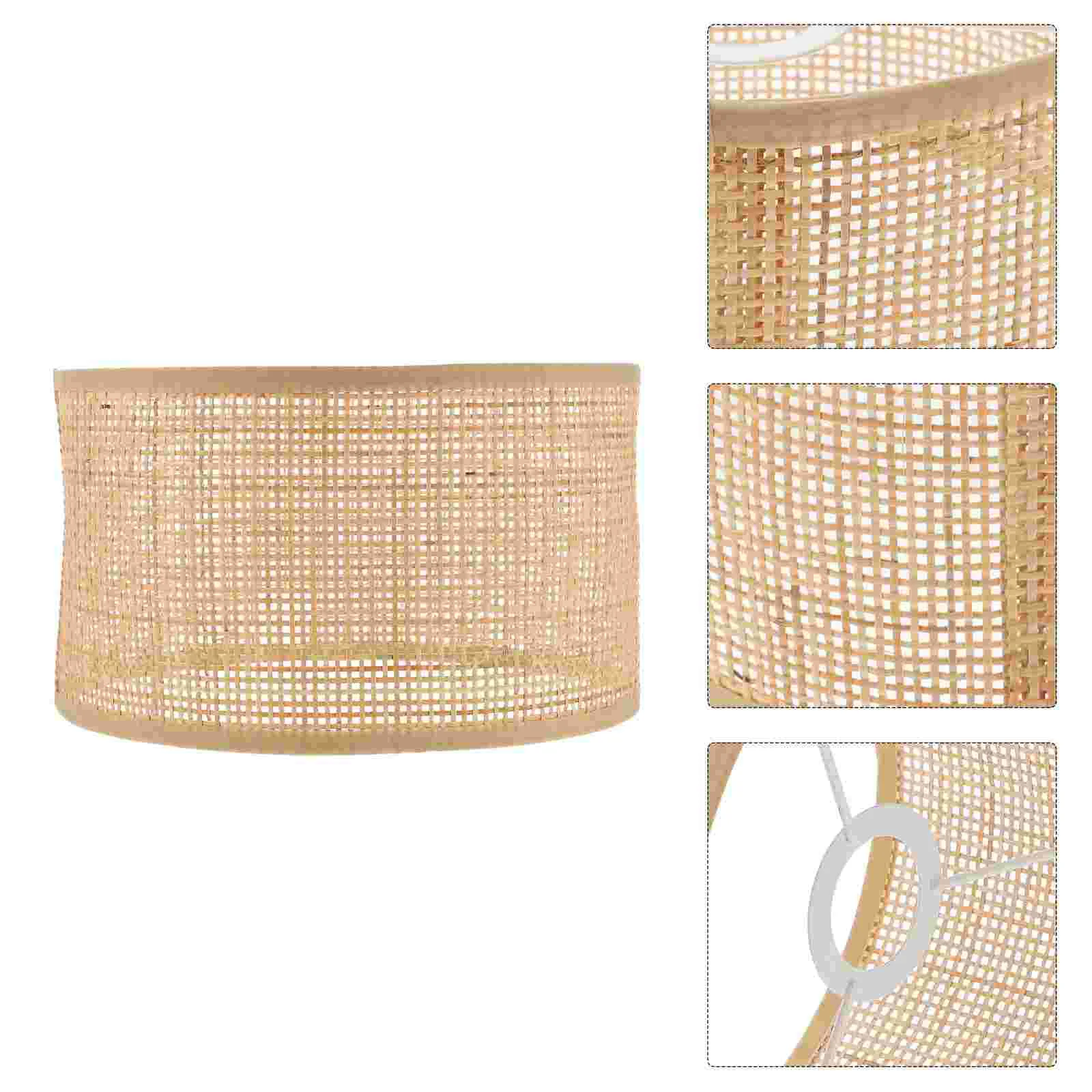 

Плетеный абажур из ротанга, подвесной винтажный декоративный потолочный светильник