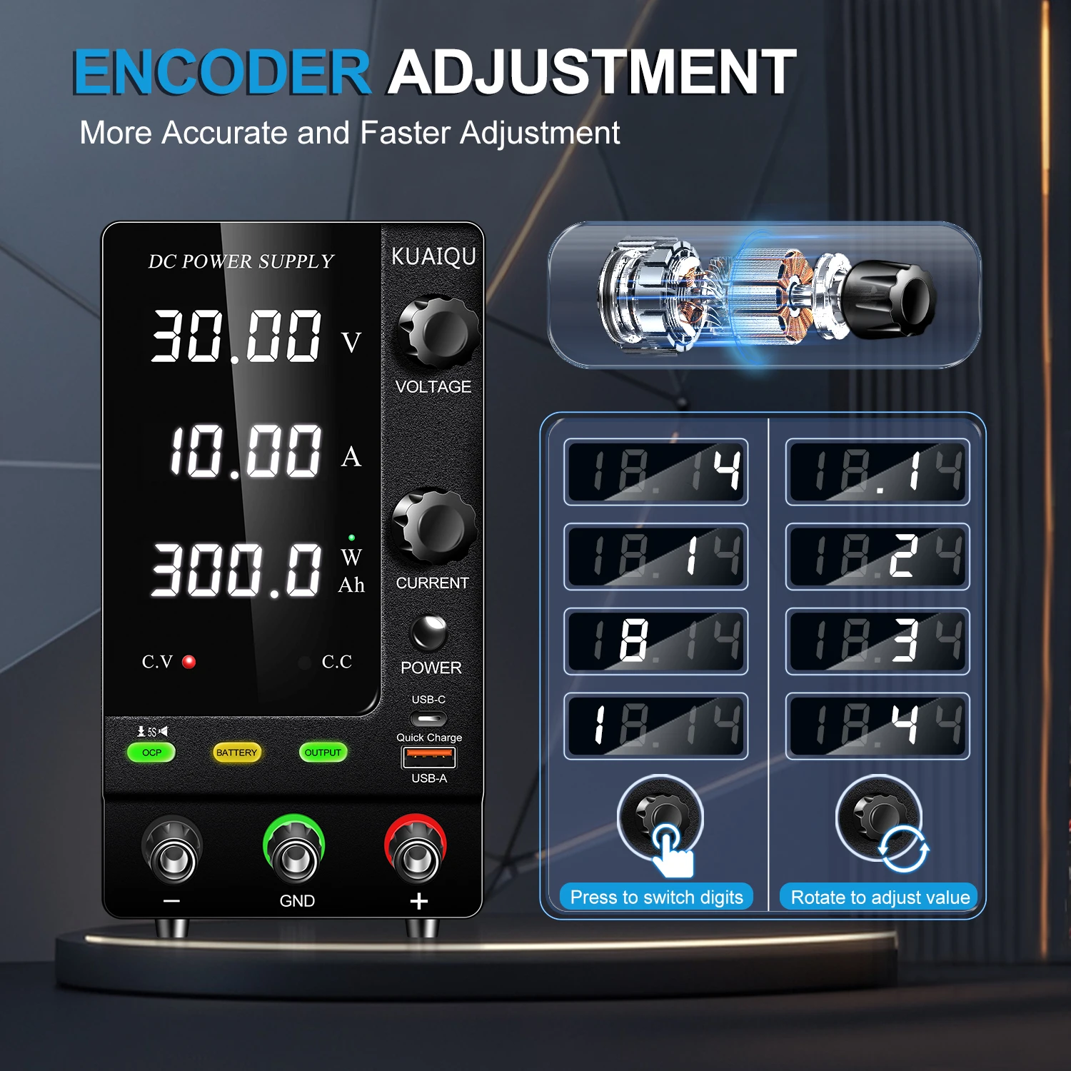 Регулируемый цифровой дисплей Nice-Power 30 В 10 А