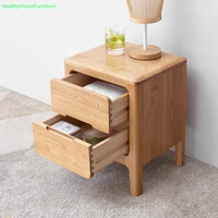 solid wood nordic nightstand simple bedside table 2 drawns bedside cabinet simple bedroom storage locker high quality %d1%82%d1%83%d0%bc%d0%b1%d0%be%d1%87%d0%ba%d0%b0