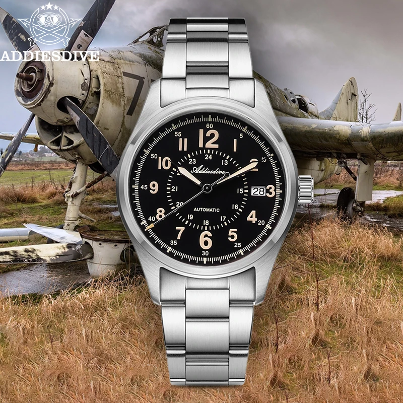 Часы водостойкие Мужские механические 200 м AD2074