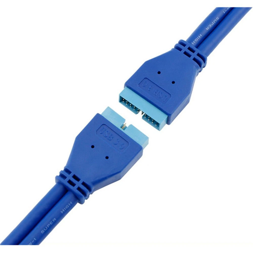 USB3.0 20-контактный высокоскоростной удлинительный кабель папа-мама для