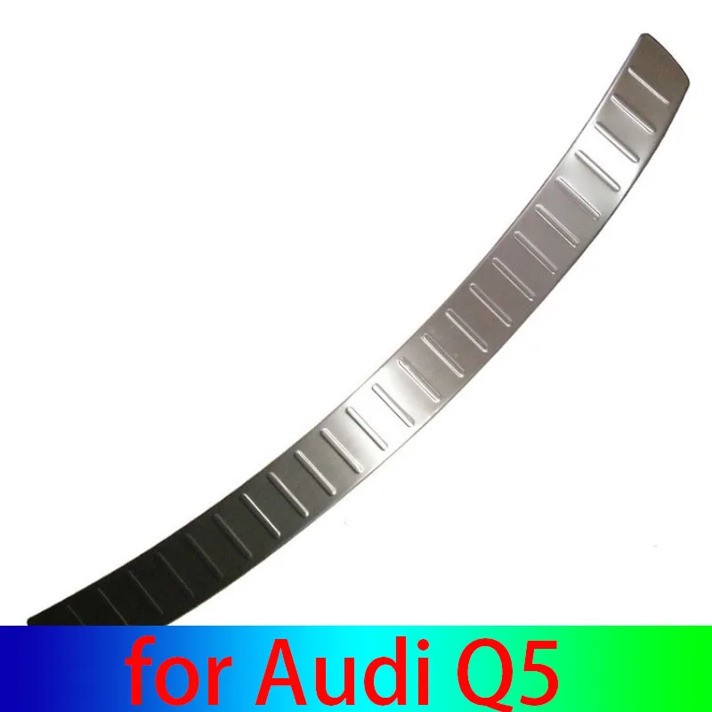 

stainless steel Rear Bumper Protector Sill Trunk Tread Plate Trim Fit for Audi Q5 2010 2011 2012 2013 2014 2015 2016 2017 2018