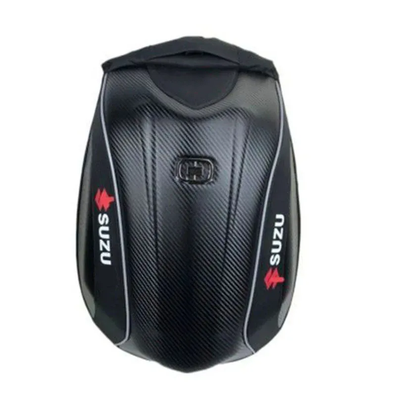 

Расширяемые водонепроницаемые мотоциклетные рюкзаки с твердым корпусом, 48 л, рюкзак MX для мотокросса из углеродного волокна, сумки для гонок на мотоциклах, сумка для компьютера, логотип