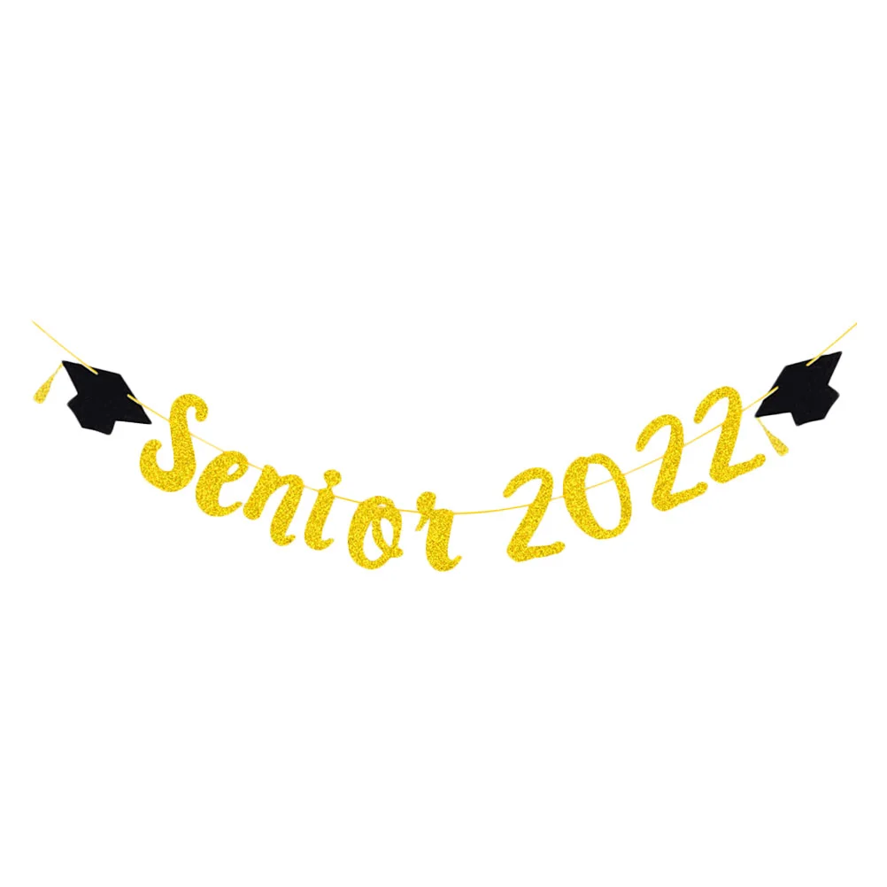 

Graduation Theme Banner Scene Layout Prop Banner for Graduation Party 2022