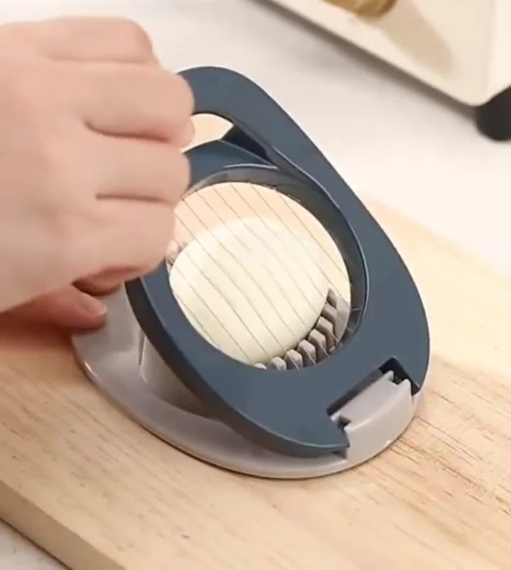 

Creative Kitchen Gadget Preserved Egg Divider Egg Slicer Egg Sausage Slicer Plastic Egg Cutter Cut Egg Device Egg Tools ZB754