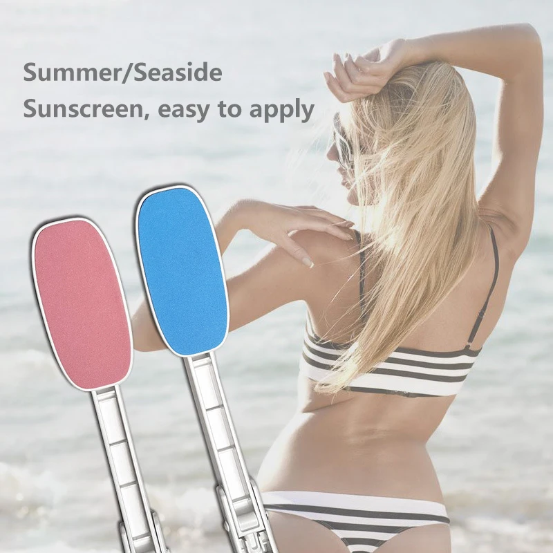 Портативный складной аппликатор для крема спины лосьон с длинной ручкой
