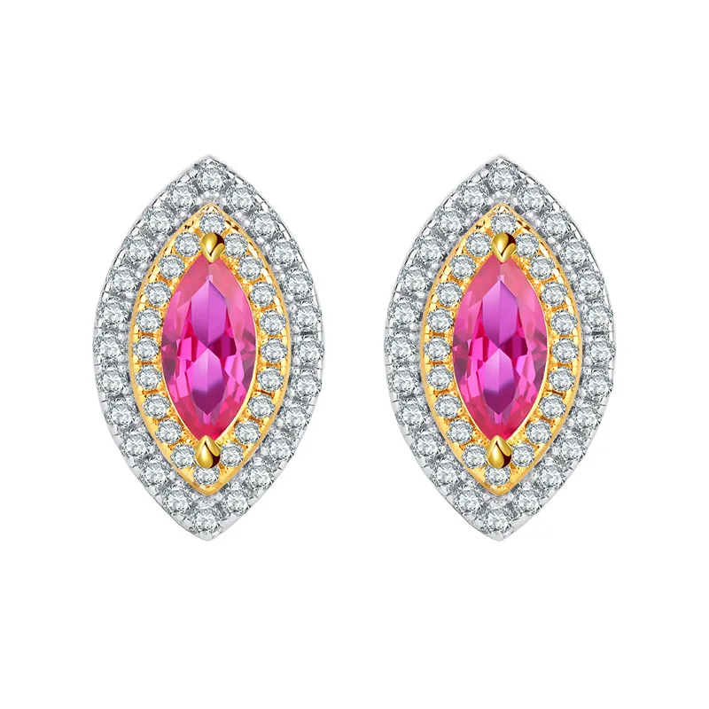 

Женские серьги из серебра 925 пробы, 4 х8 мм