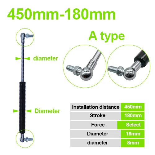 

Газовая пружина CNMAWAY 18*8 50-180 Н