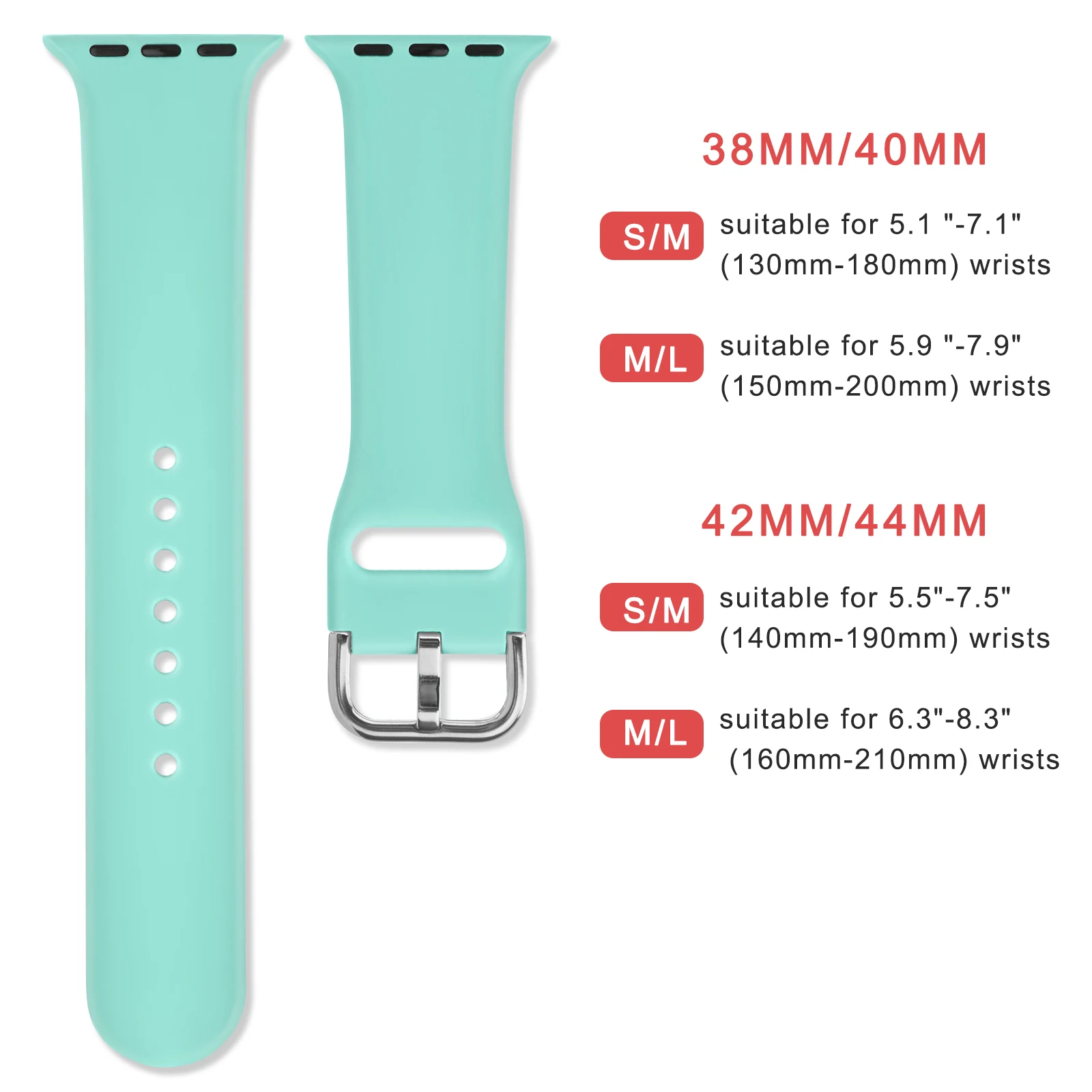 10pcs Silicone Strap For Apple Watch Band 7 6 5 4 3 2 1 38mm 42mm 44mm 41mm 45mm Bracelet Strap For iWatch 1 2 3 38mm 42mm Band