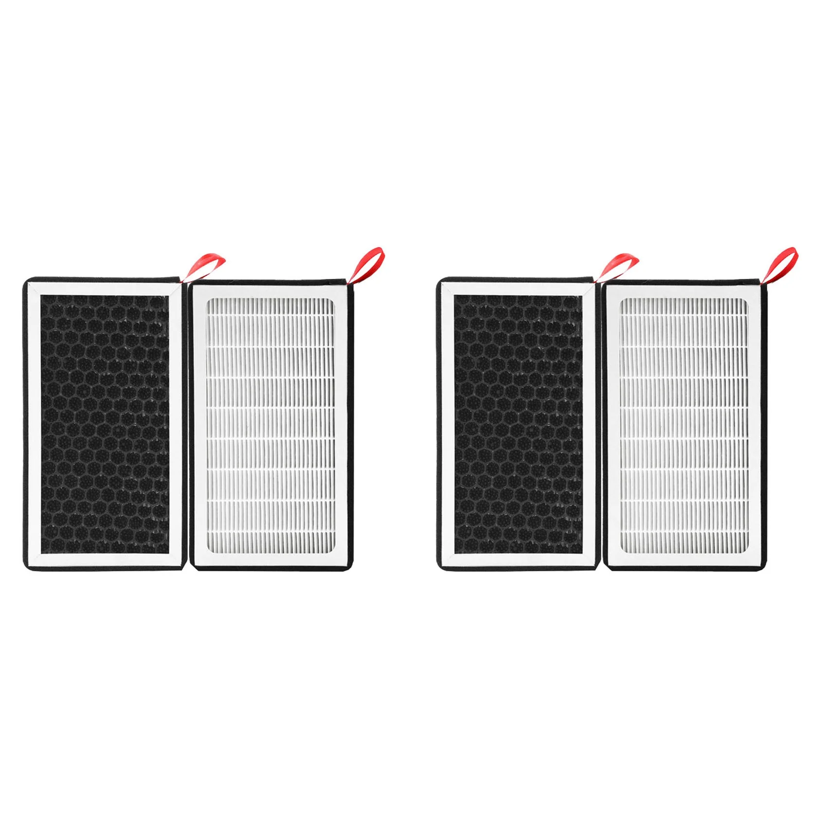 

4Pcs Air Conditioning Filter HEPA PM2.5 Filter Replacement Filter for Tesla Model 3 X