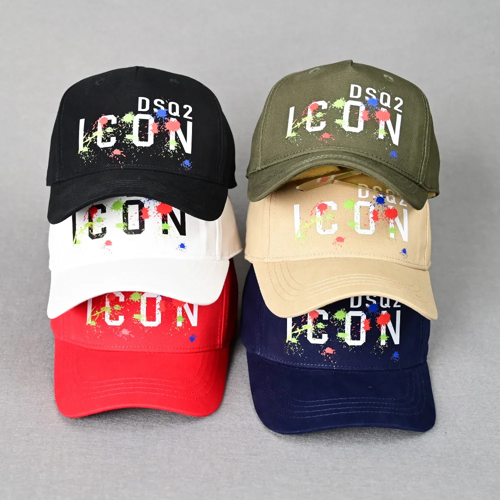 

DSQICOND2 Casual and Fashionable Cap for Men and Women Couples Unisex DSQ ICON Street Trend Baseball Cap for Men Women Gift
