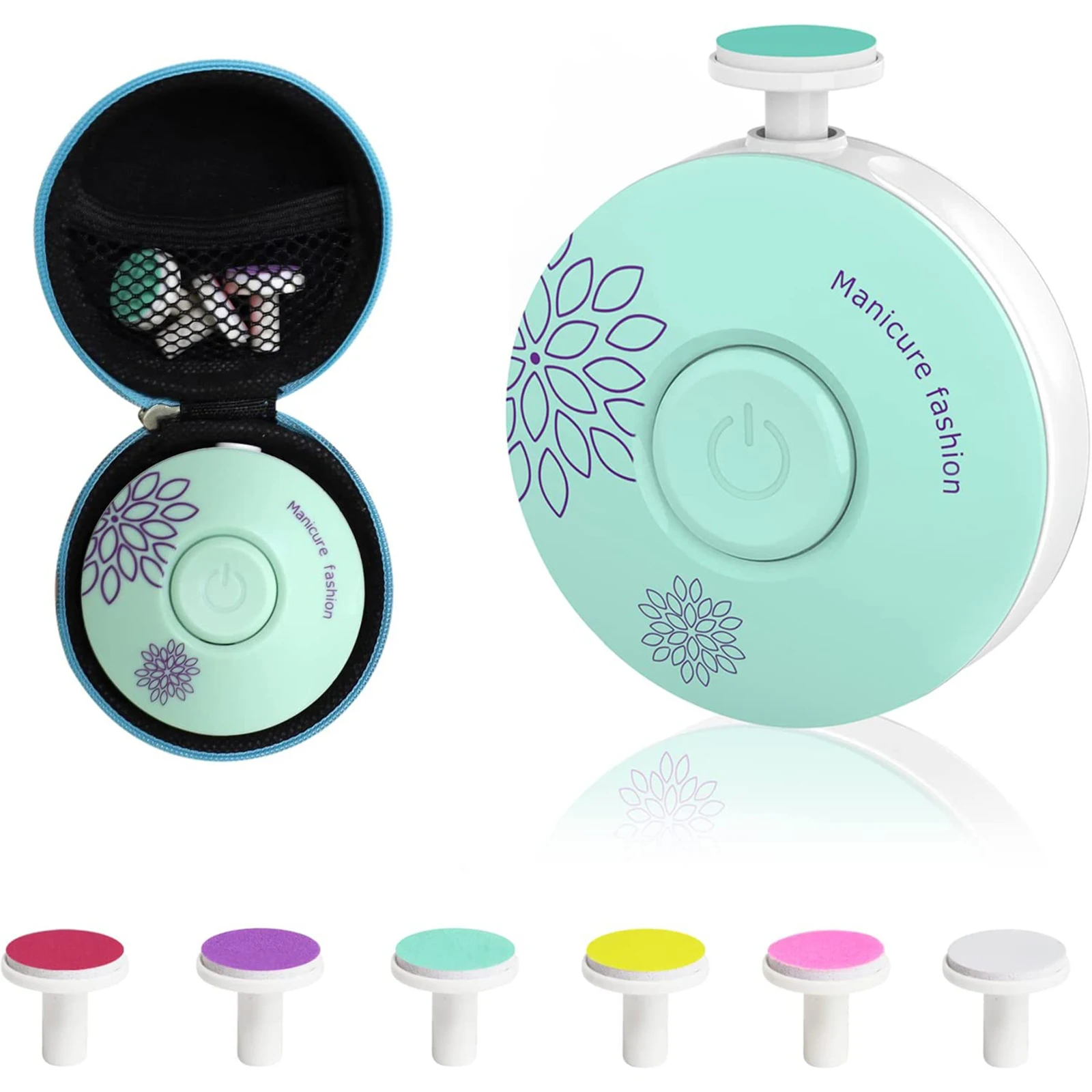 

Baby Electric Nail Trimmer Safe Newborn Nail Polisher Manicure Set Infant Fingernail File Clipper Cutter Toddler Kid Adult