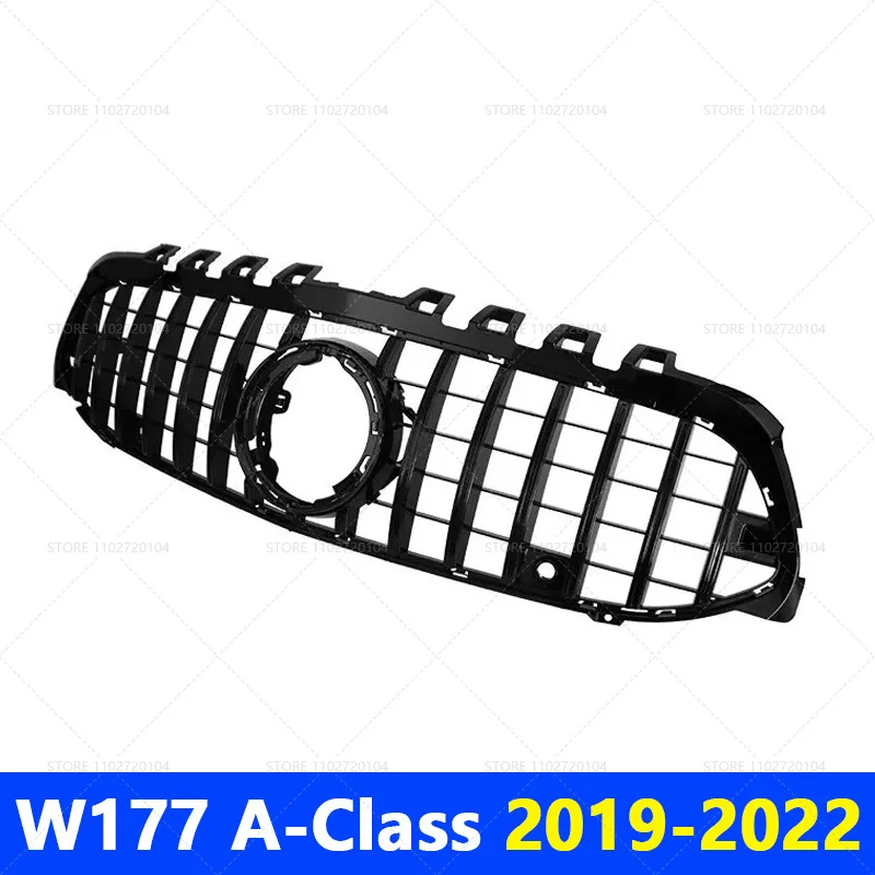 

Для 2019-2022 W177 A Class Mercedes Benz A180 A200 A220 A250 A35 Передний бампер GT Mesh Grille